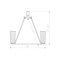 Z-Lite Titus 6 Light Chandelier, 26in. W x 24.5in. H, Modern Gold 826-6MGLD - alternate 8